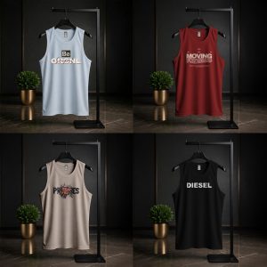 HP-888 Men's Tank Tops Combo 4Pcs