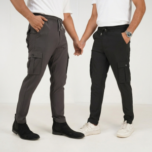 HP-721 Trouser 3Pcs Combo- Black, Olive, Ash